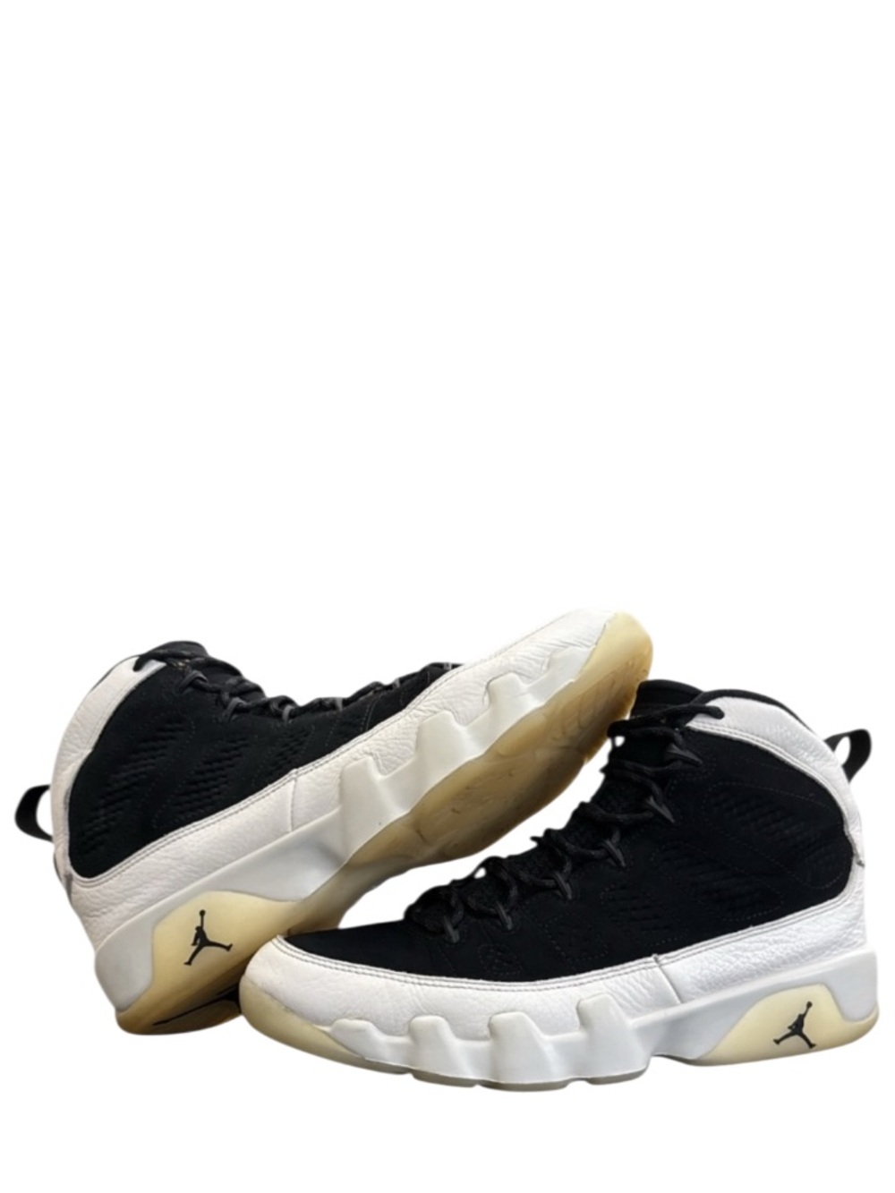 AIR JORDAN 9 - BLACK WHITE RETRO “CITY OF FLIGHT” SNEAKERS